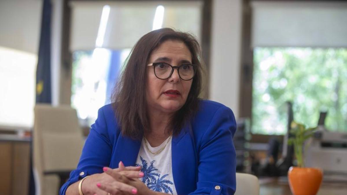 Manuela García, consellera de Salud.