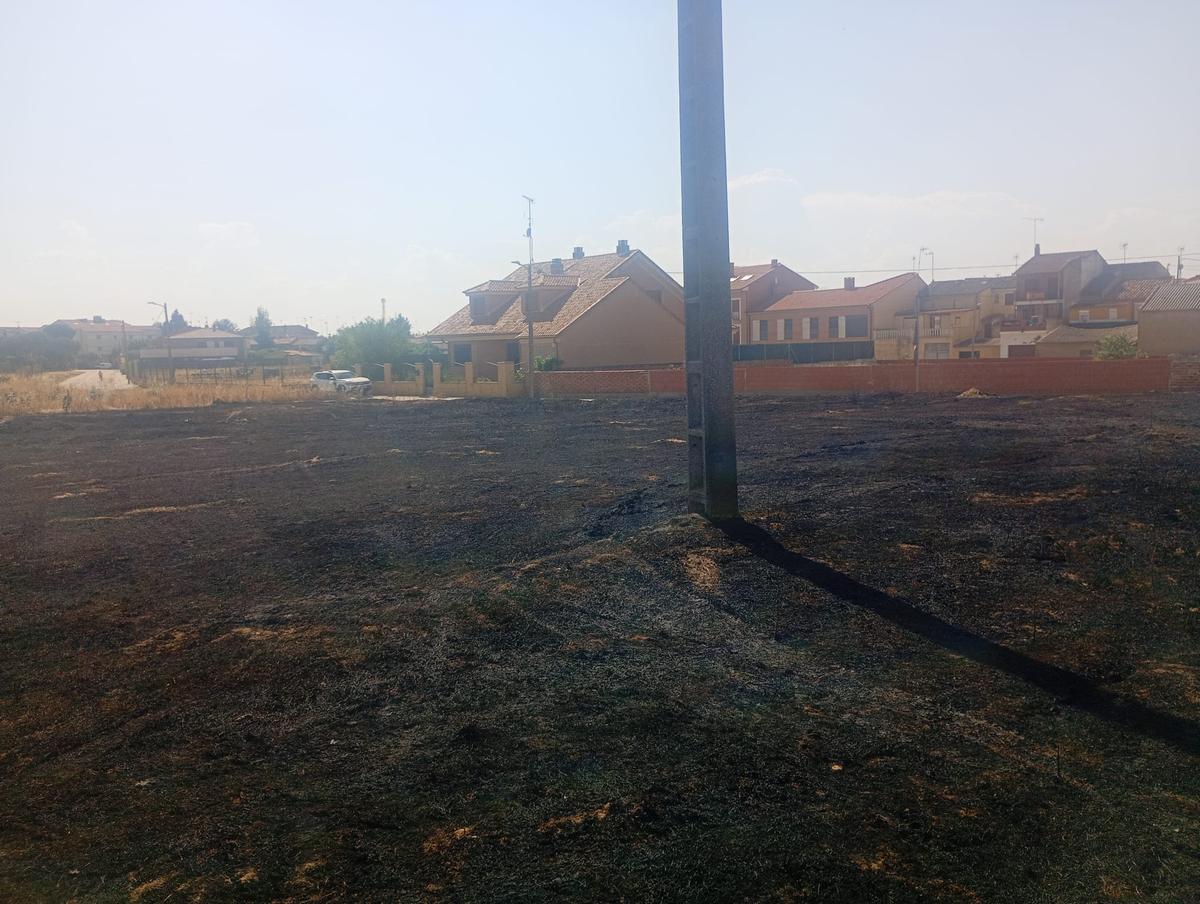 Incendio en Villalpando