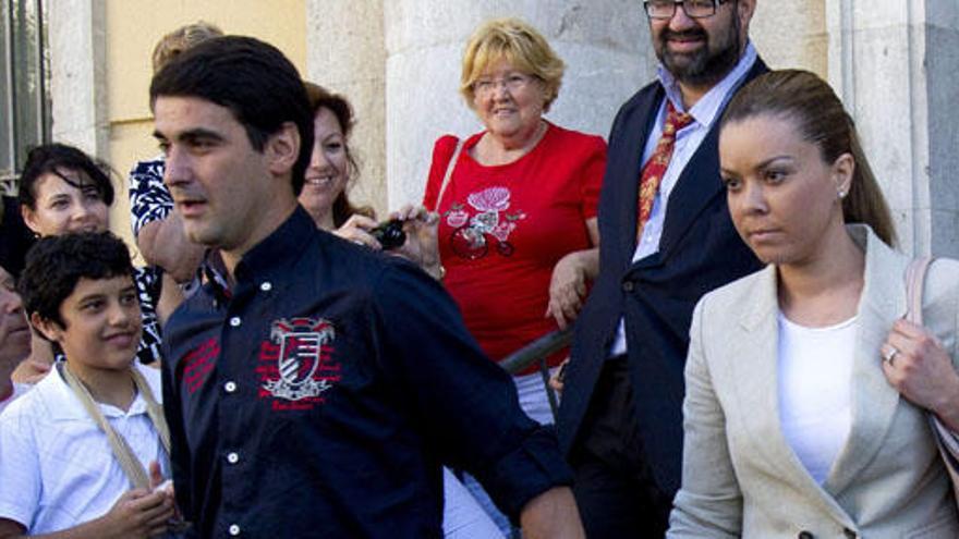 Jesulín de Ubrique y María José Campanario, en los tribunales.