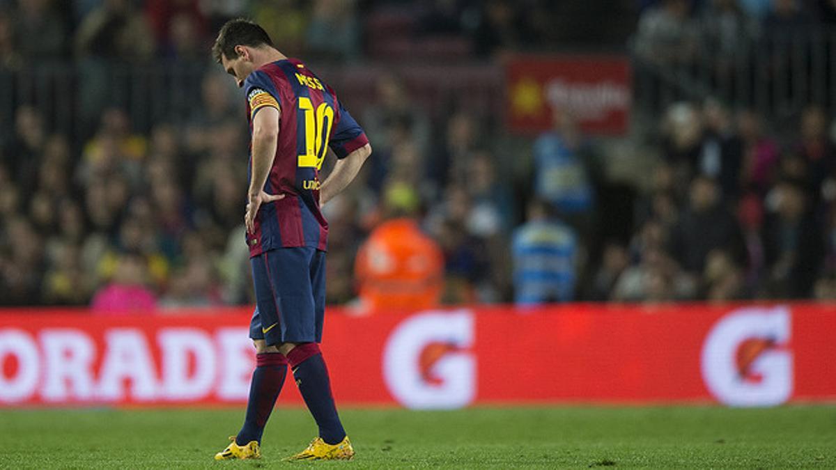 Messi, en el partido que el Barça jugó en el Camp Nou ante el Celta el pasado 1 de noviembre