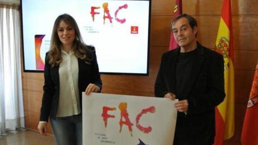 Rebeca Pérez y Juan Albadalejo, jefe del Programa del CreaMurcia.