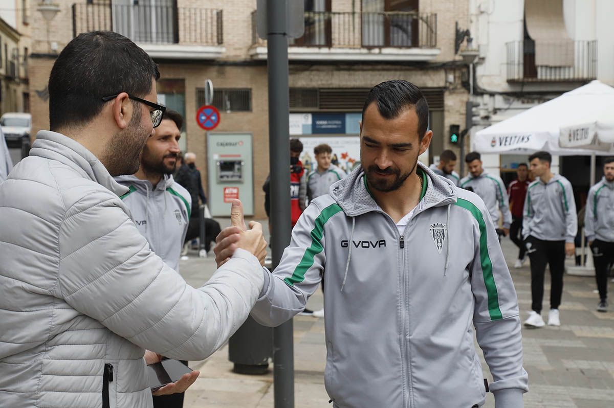 El Ayuntamiento recibe al Córdoba CF