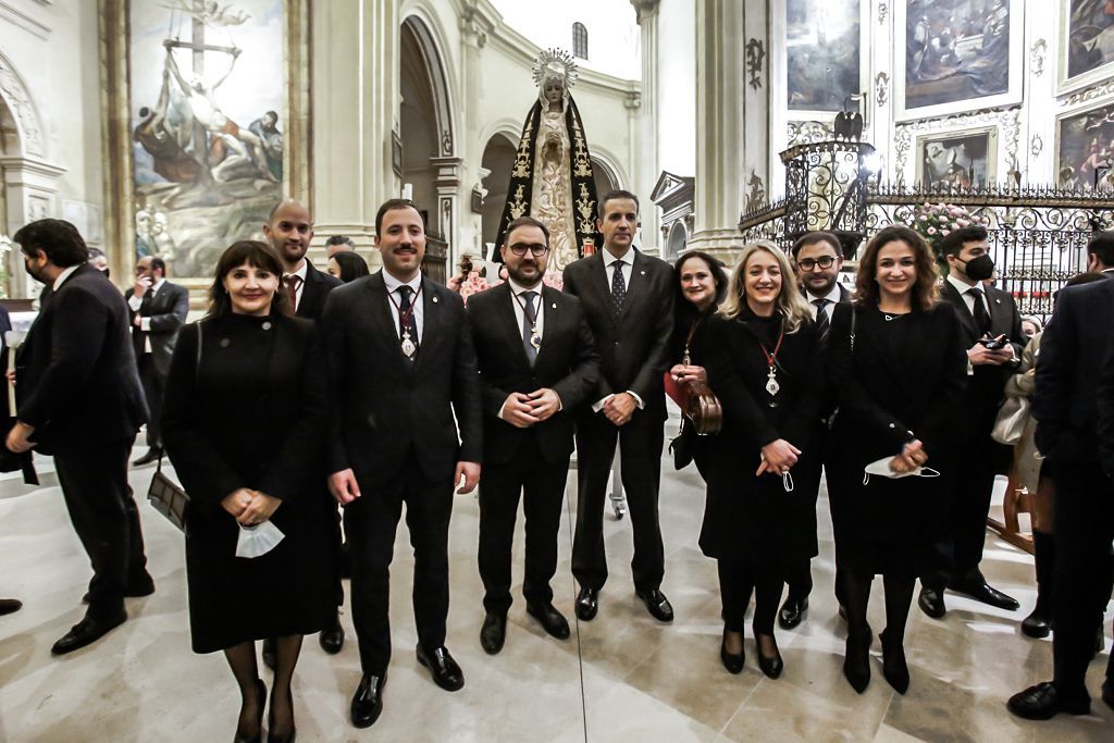 Semana Santa de Lorca 2022: Virgen de la Soledad del Paso Negro, iglesia y procesión