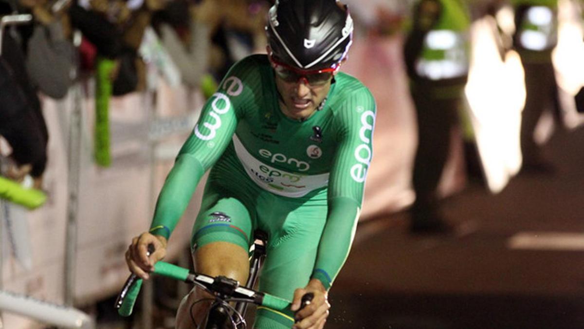 Óscar Sevilla, ganador de la Vuelta a Colombia