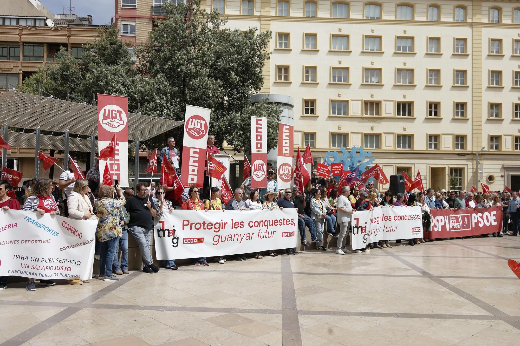 Galería de imágenes: Castelló reivindica los derechos de los trabajadores