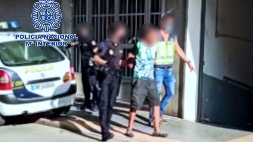 El detenido como presunto autor material.