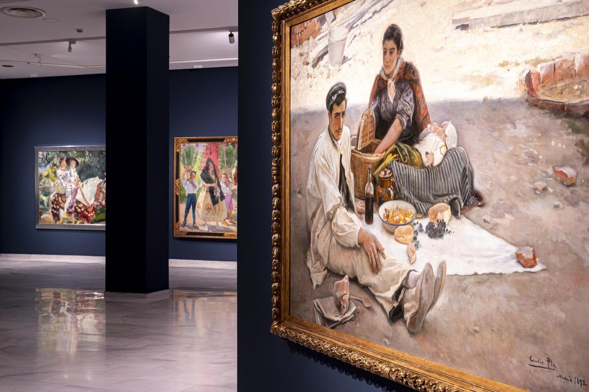En primer término, la obra 'Las Doce' (1892), de Cecilio Pla, procedente del Museo Nacional del Prado.