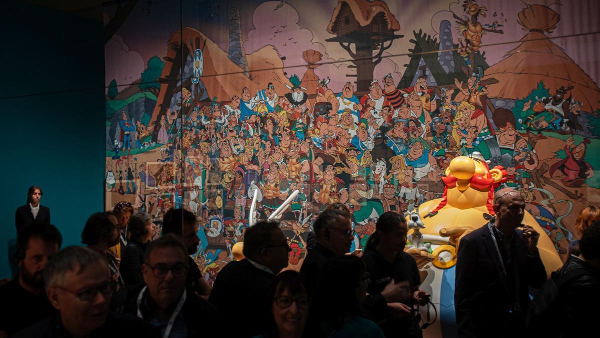 Los maestros de las viñetas en la exposición 'Cómic. Sueños e historia'