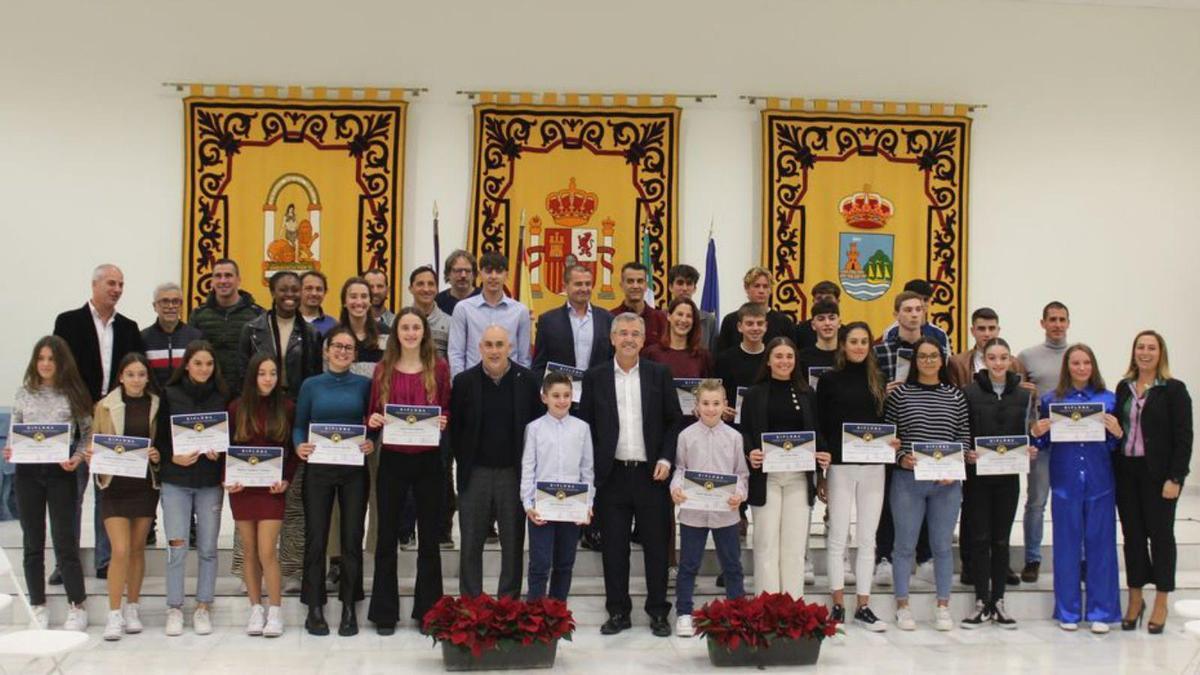 Entrega de premios a deportistas esteponeros.