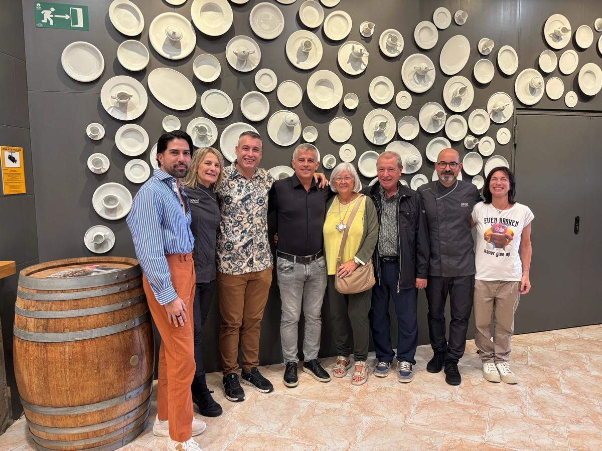 Fotografia de la visita a les instal·lacions