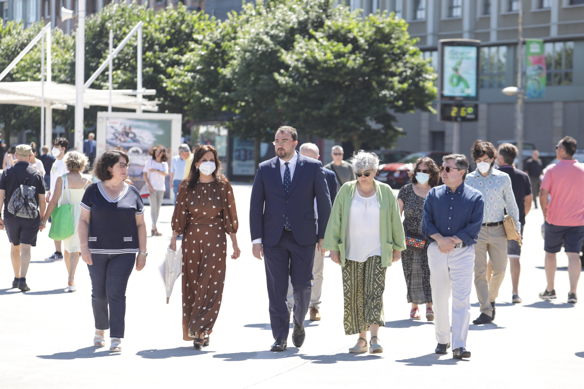 En imágenes: así fue el homenaje a Areces en Gijón