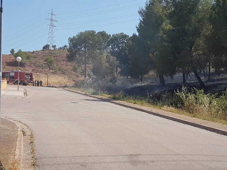 Incendi agrícola a Sant Joan de Vilatorrada