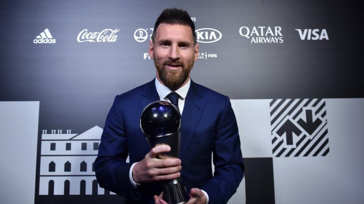 Messi, con el The Best 2019