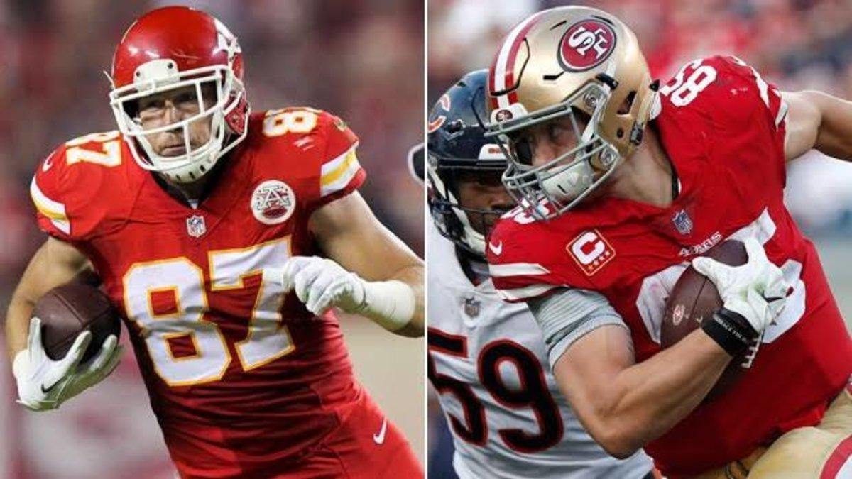 Kittle y Kelce fueron convocados al Pro Bowl 2020