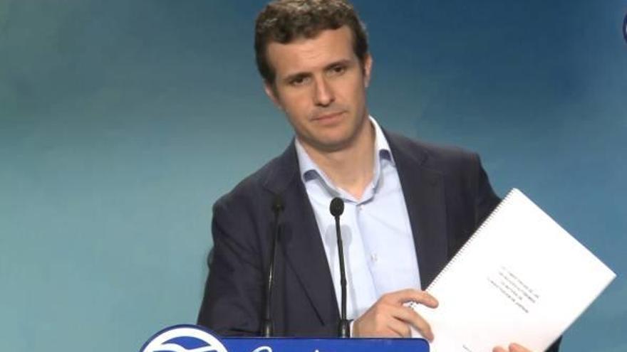 Casado admet que no va anar a classe  i no va fer exàmens en un màster