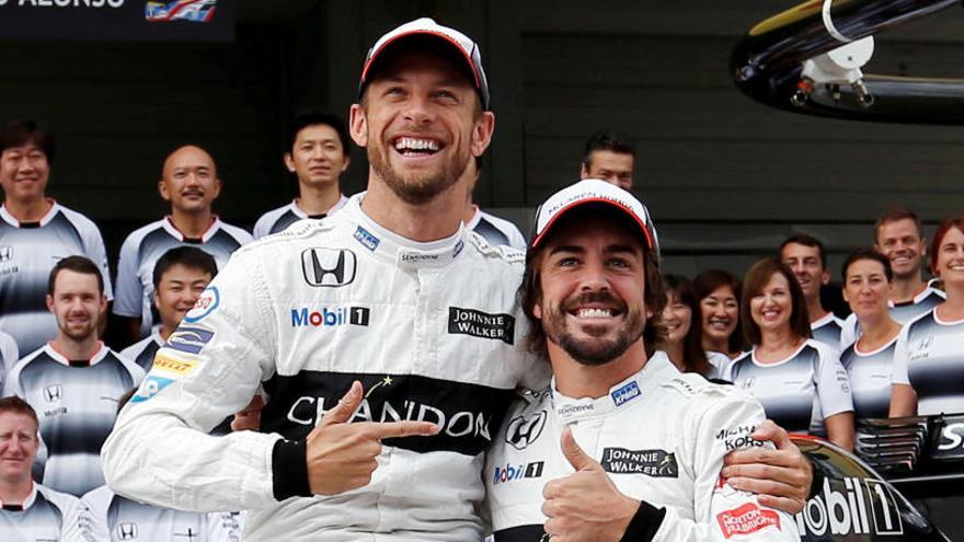 Button sustituirá a Alonso en el Gran Premio de Mónaco