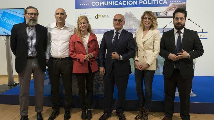 J. L. Moreno, Vicente Palencia, Estrella Montolio, Manuel Baltar, Verónica Fumanal y Fran Carballo. // E.S.