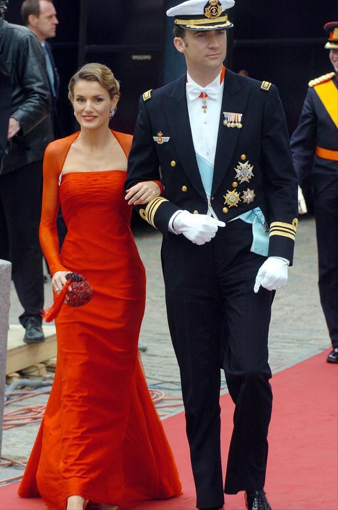 La Reina Letizia en la ceremonia de Federico de Dinamarca y Mary Donaldson
