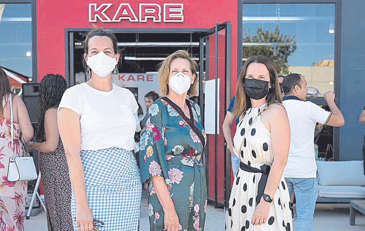 Cata Reynés, Ana Llobera y Cristina Campomar.