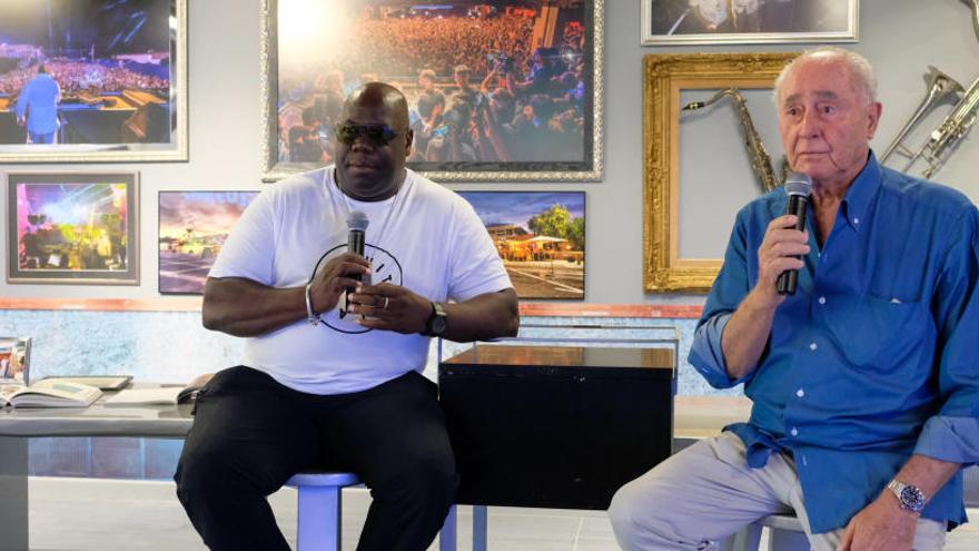 Carl Cox y Pepe Roselló, propietario de Space.