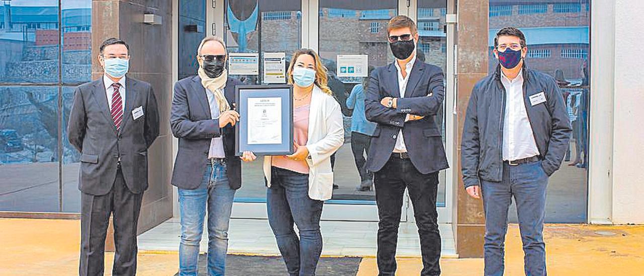 La empresa Cotoblau logra el certificado ISO 28000 de Aenor