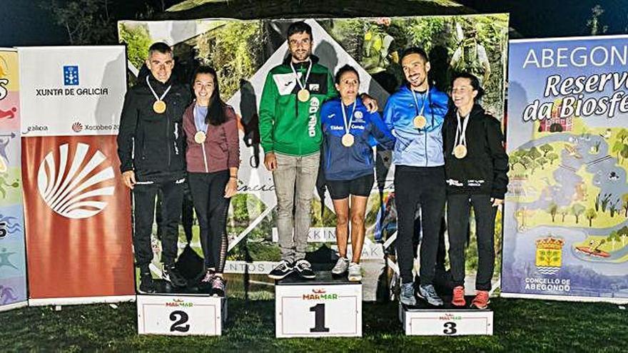 Landeira y López conquistan el trail nocturno