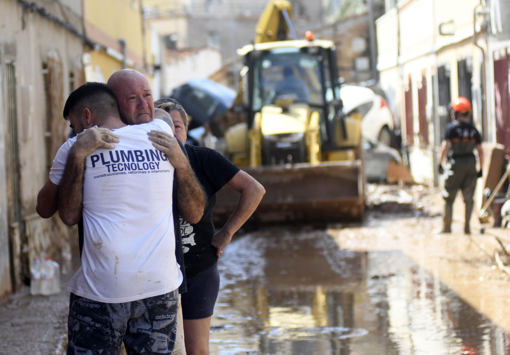 Los estragos del temporal en Javalí Viejo, en imágenes