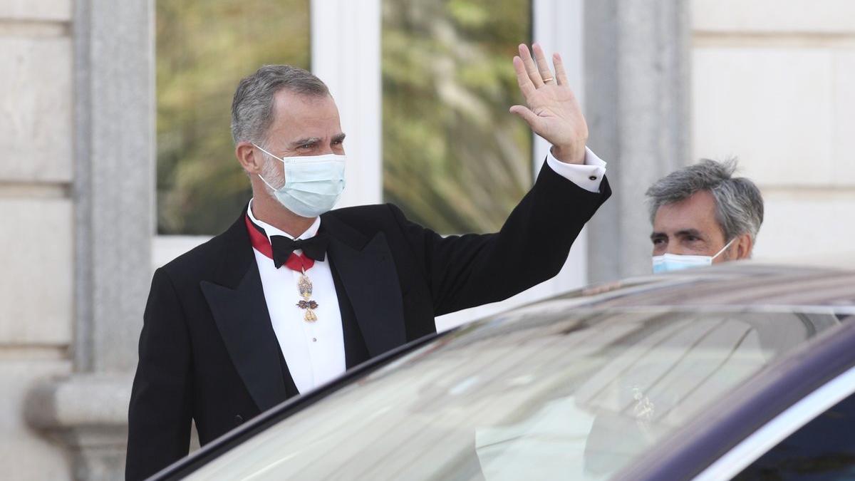 El Rey, en el acto de apertura del año judicial, el 7 de septiembre en Madrid.