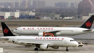 Aviones de Air Canada.