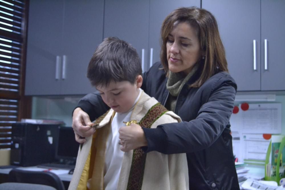 Sant Nicolau a l'escola Mowgli d'Igualada