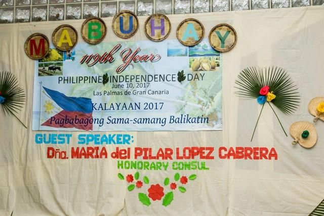 La comunidad filipina conmemora el 119 aniversario de la independencia de su país