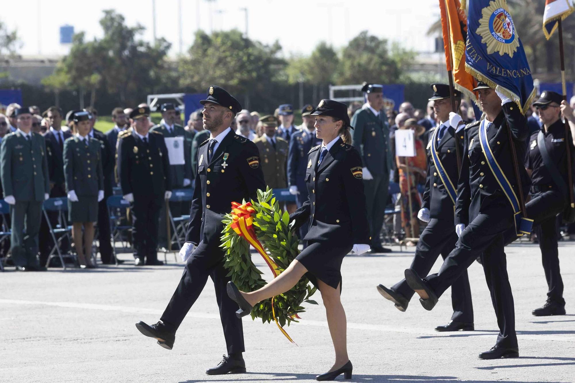 Actos de la festividad de la Policía Nacional