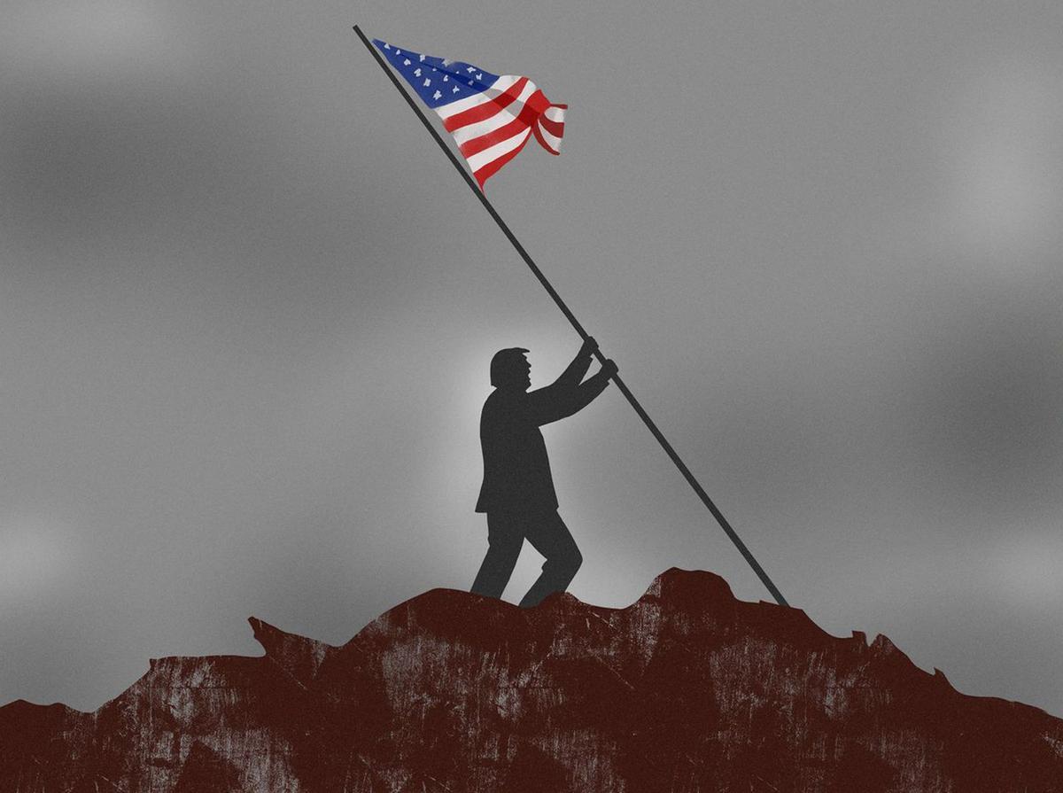 Trump a Iwo Jima