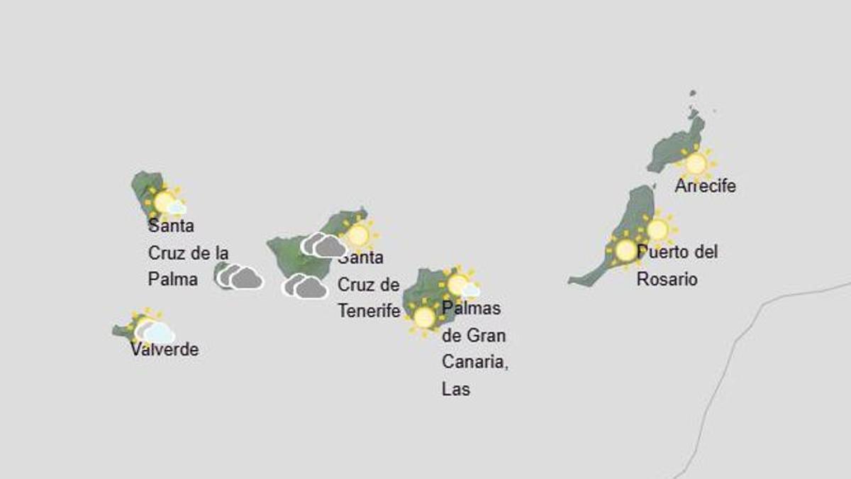 Previsión del tiempo en Canarias (del 9 al 15 de marzo)