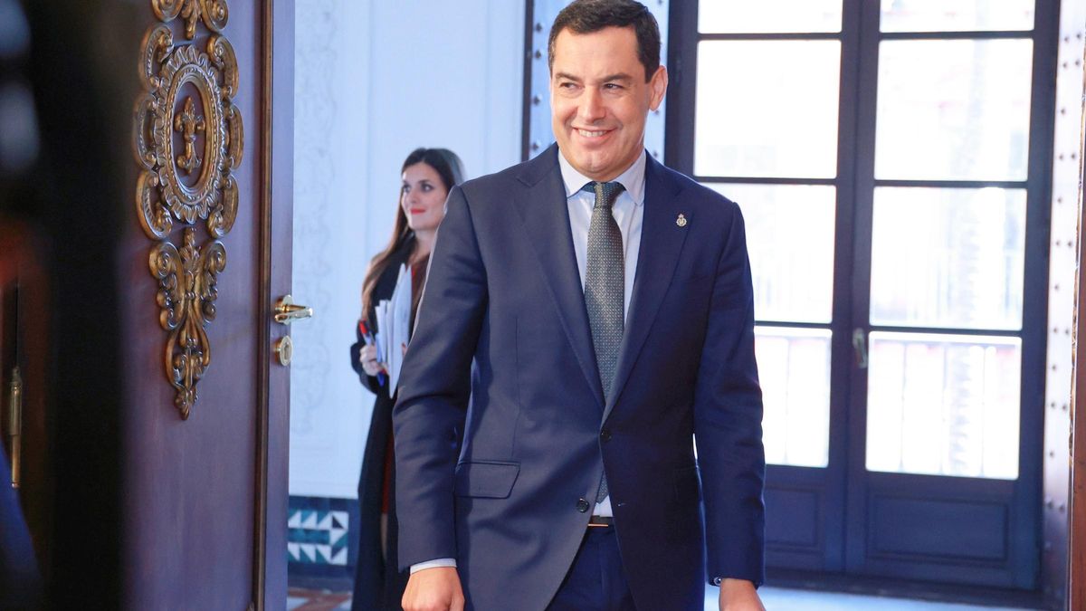 El presidente de la Junta de Andalucía, Juanma Moreno