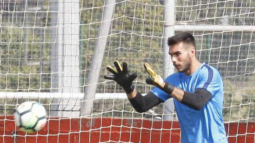 Dani Martín, en un entrenamiento.