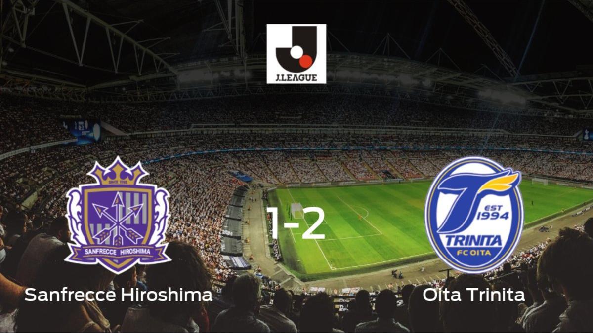 El Oita Trinita derrota 1-2 al Sanfrecce Hiroshima en el EDION Stadium