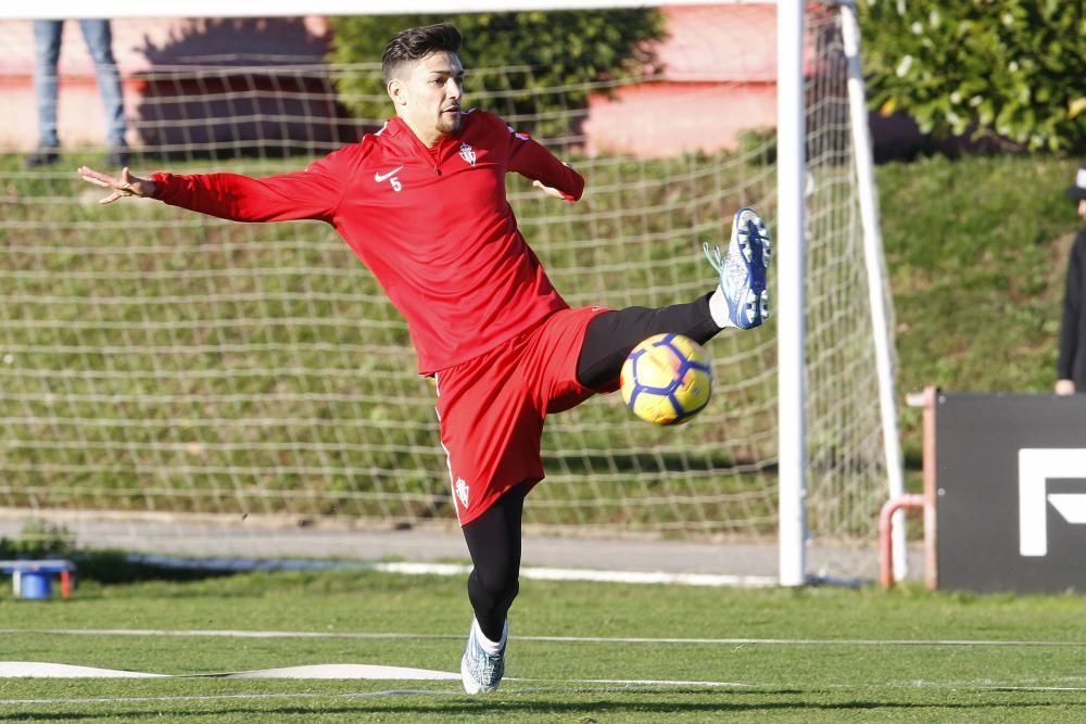 Entrenamiento del Sporting