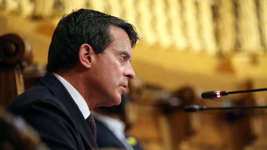 Manuel Valls deja el Ayuntamiento de Barcelona.