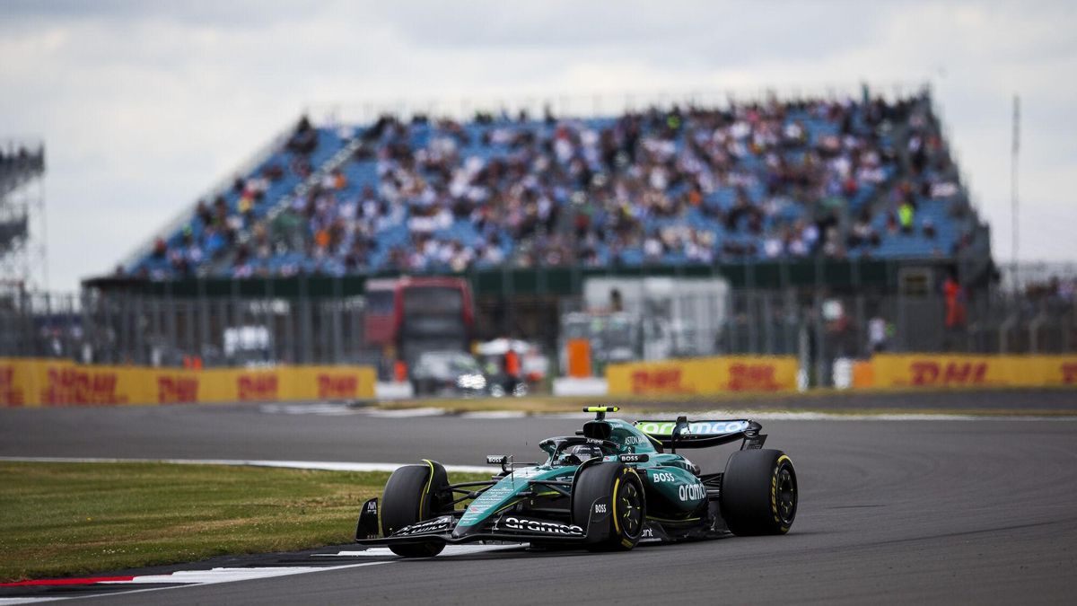 Fernando Alonso, durante el GP de Gran Bretaña del año pasado.