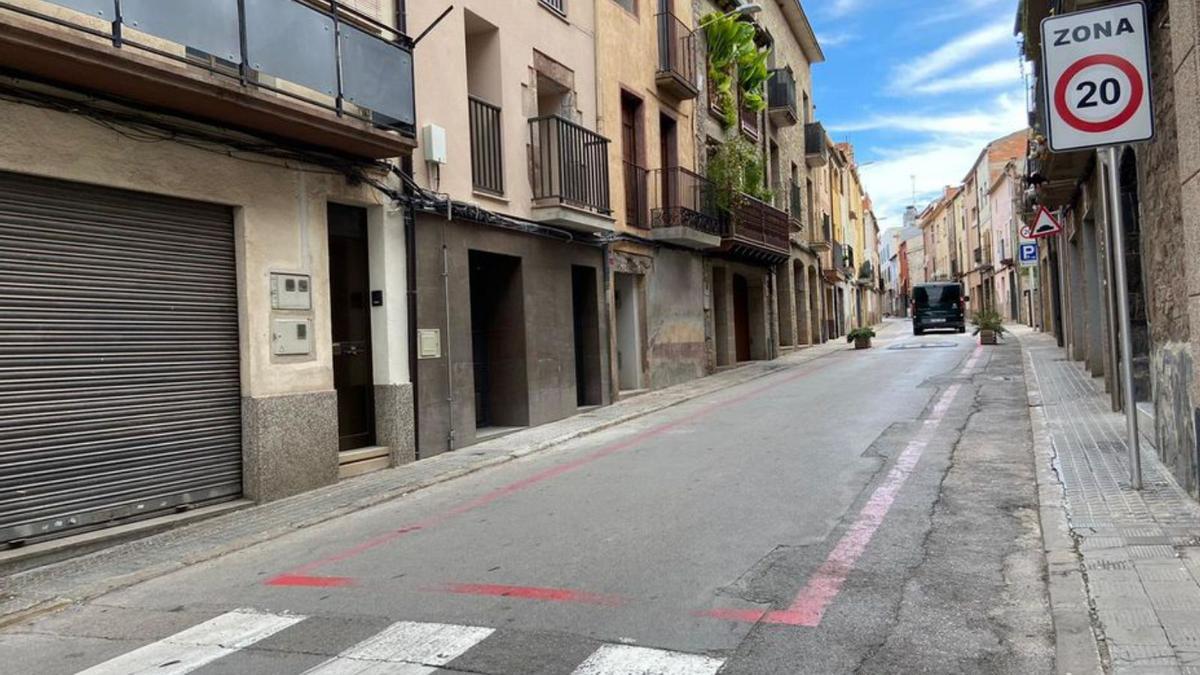 Tram del carrer Padró de Sant Fruitós on s’intervindrà | AJ. SANT FRUITÓS