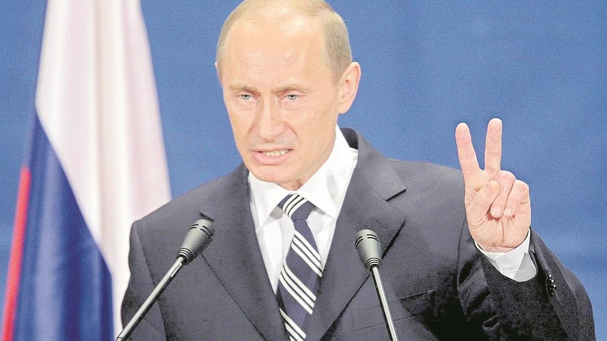 Vladimir Putin: Imagen del presidente de Rusia, que lleva gobernando veinte años.