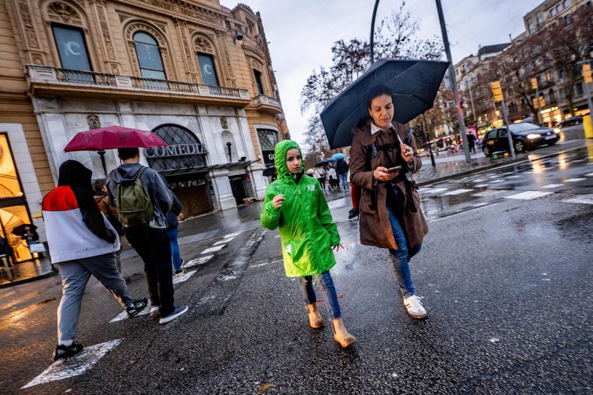 El temporal llega a Barcelona