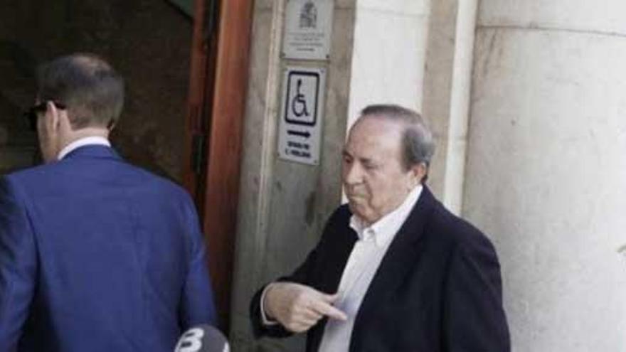 José María Rodriguez, a su llegada a los juzgados.