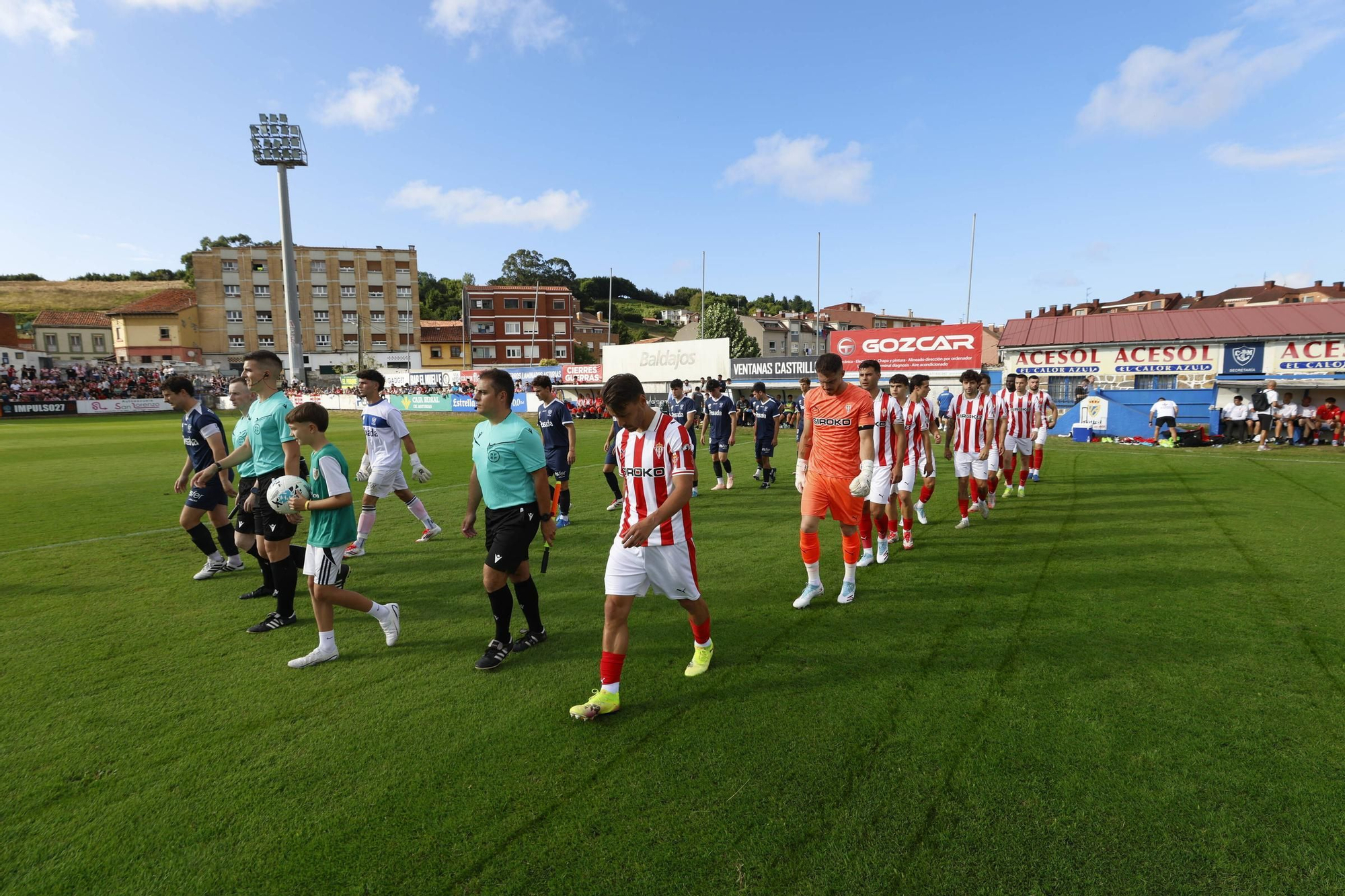 EN IMÁGENES: así fue el choque entre el Sporting y el Marino de Luanco