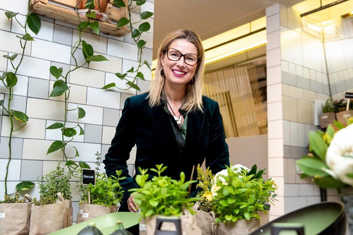 Anne Igartiburu en la presentación de lo nuevo de Amercook