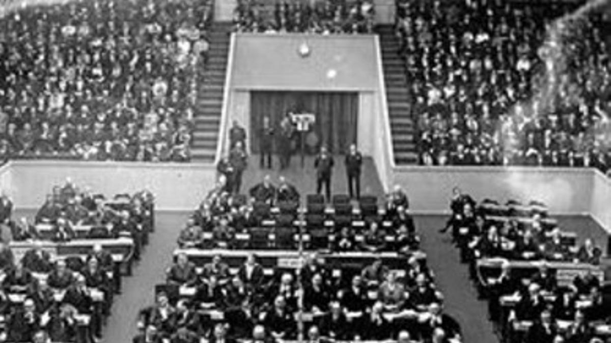 Asamblea general de la Sociedad de Naciones, Ginebra, 1932.