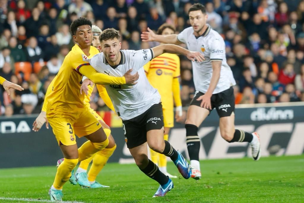 El Valencia CF - Barcelona, en imágenes