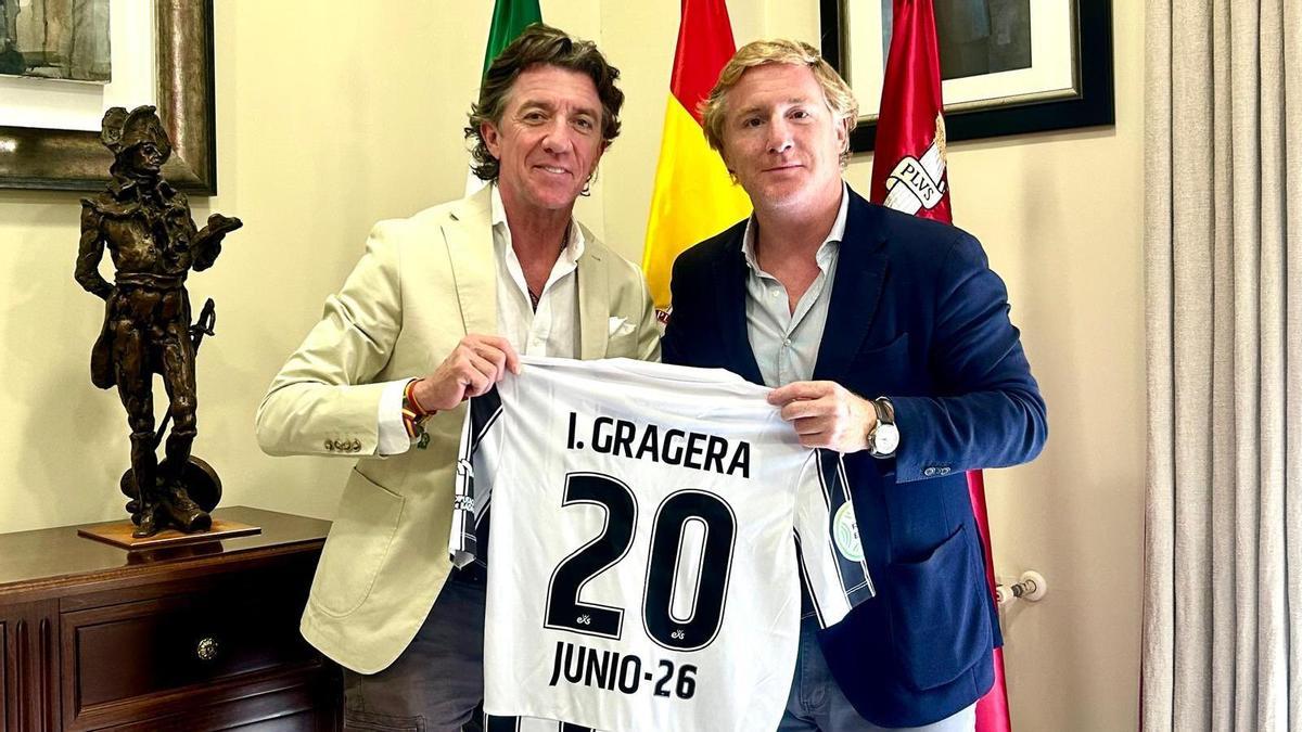 Nicolás Vallejo-Nágera e Ignacio Gragera durante la última reunion entre ambos.