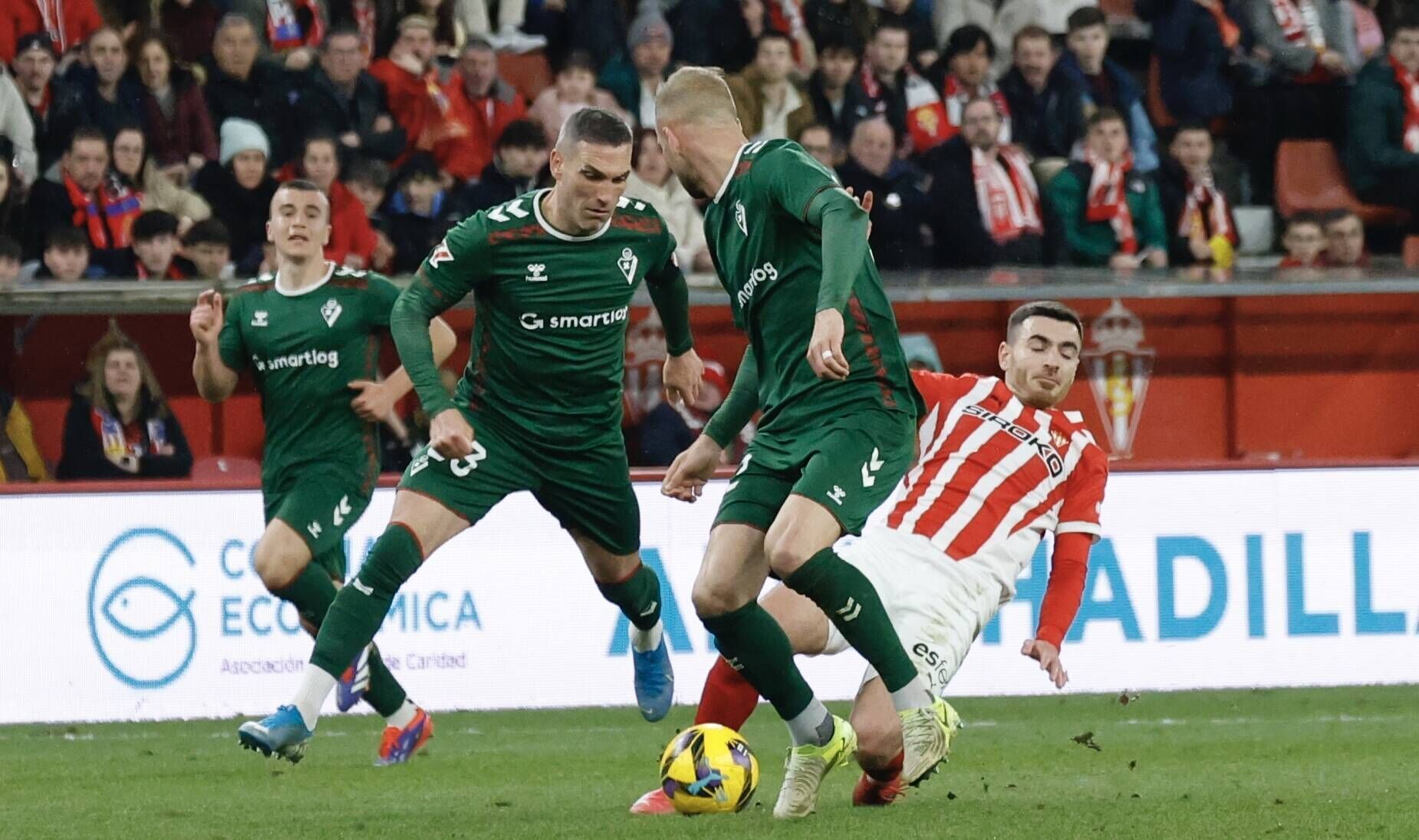 Las imágenes del Sporting-Eibar